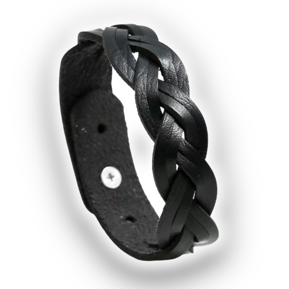 Criss-Cross / Twisted Leather Bracelet